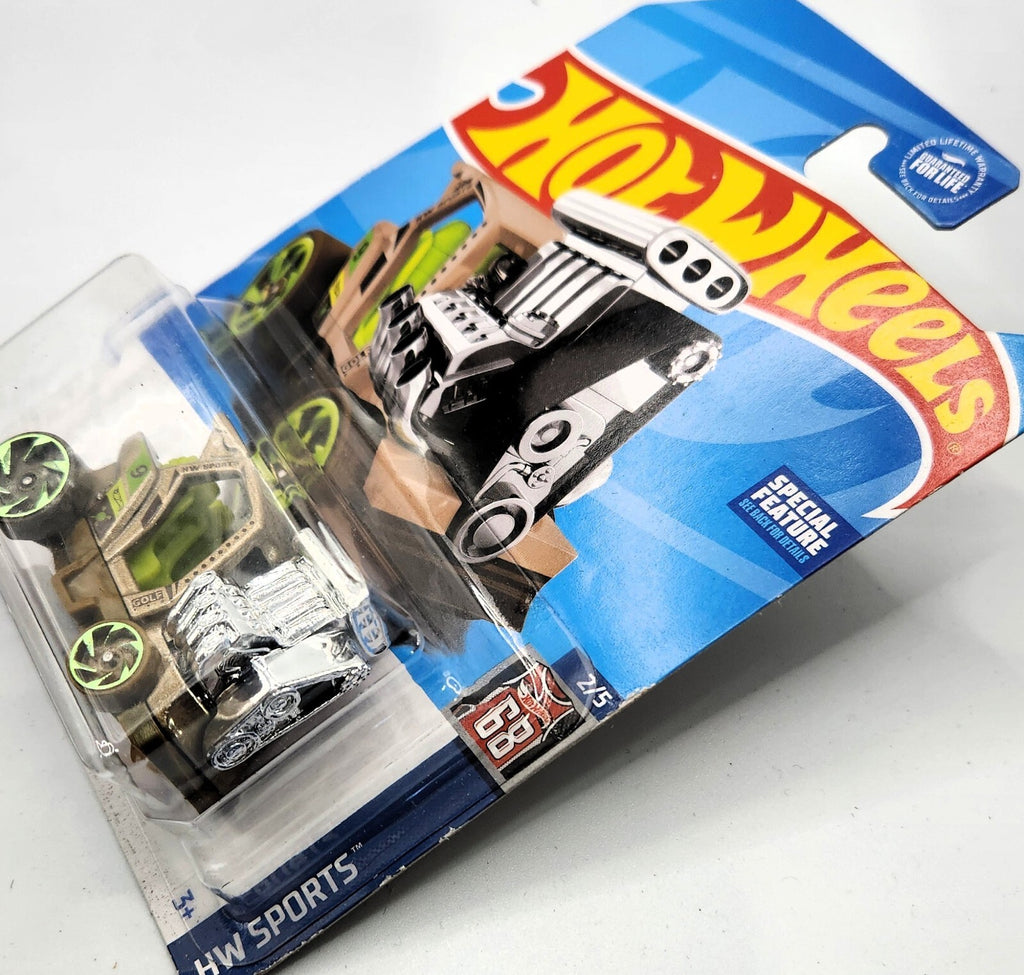 Hot Wheels Tee’d Off 2 Custom Green Golf Cart Diecast Sealed NEW IN BOX