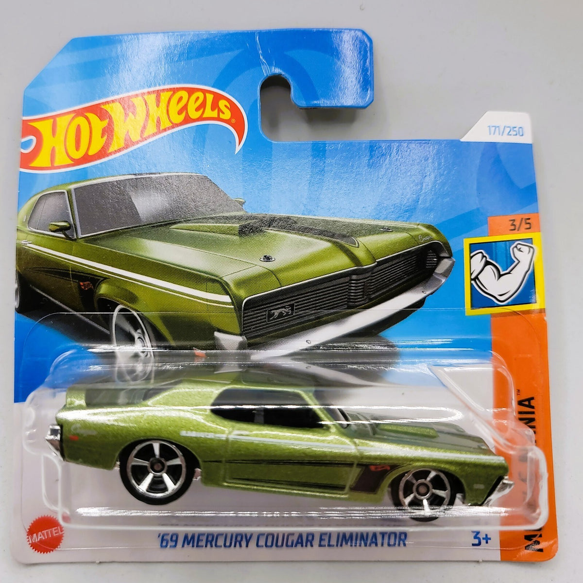 Hot Wheels 69 Mercury Cougar Eliminator  SHORT CARD New on Blister Card