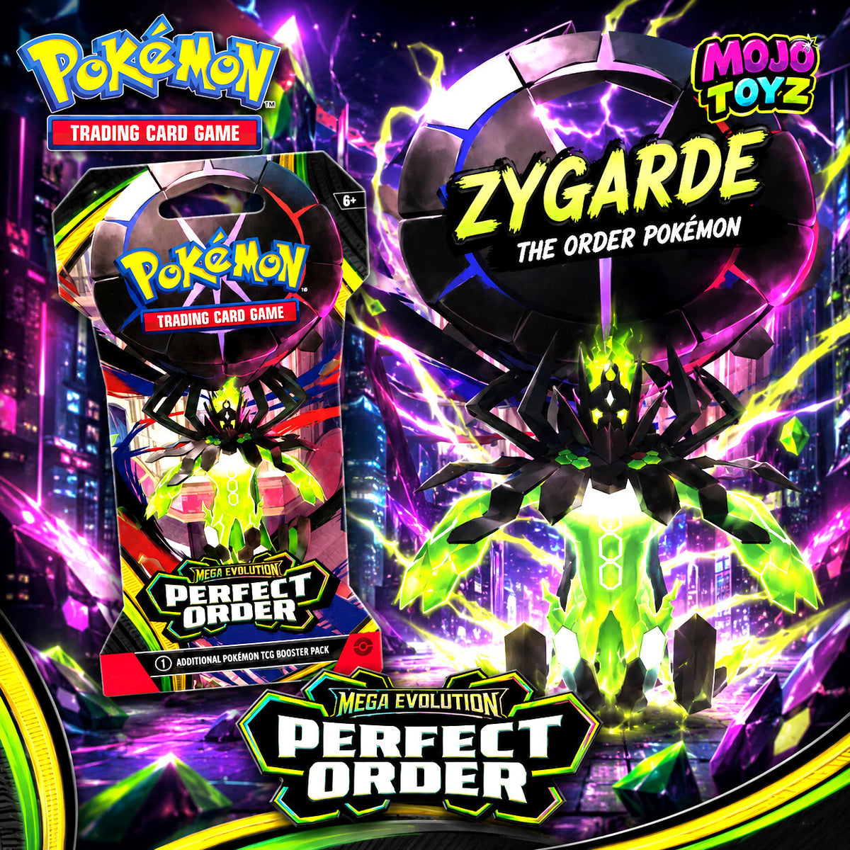 Pokémon Perfect Order "Zygarde" TCG Booster Pack New Sealed FREE SHIPPING !!