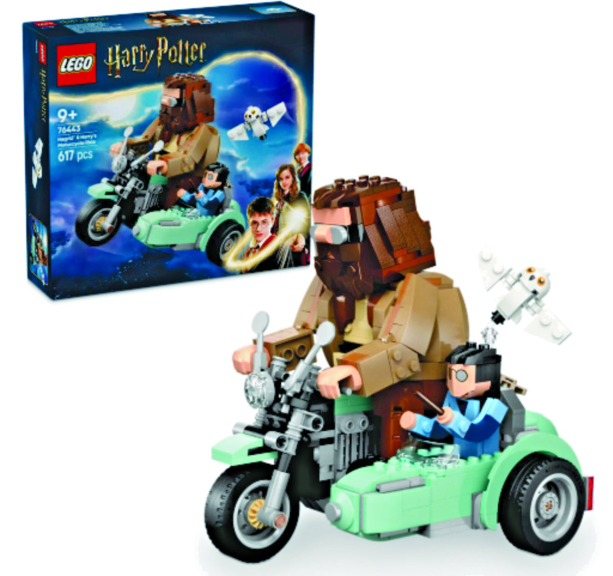 LEGO Harry Potter Hagrid & Harry's Motorcycle Ride Building Toy 76443 NEW IN BOX