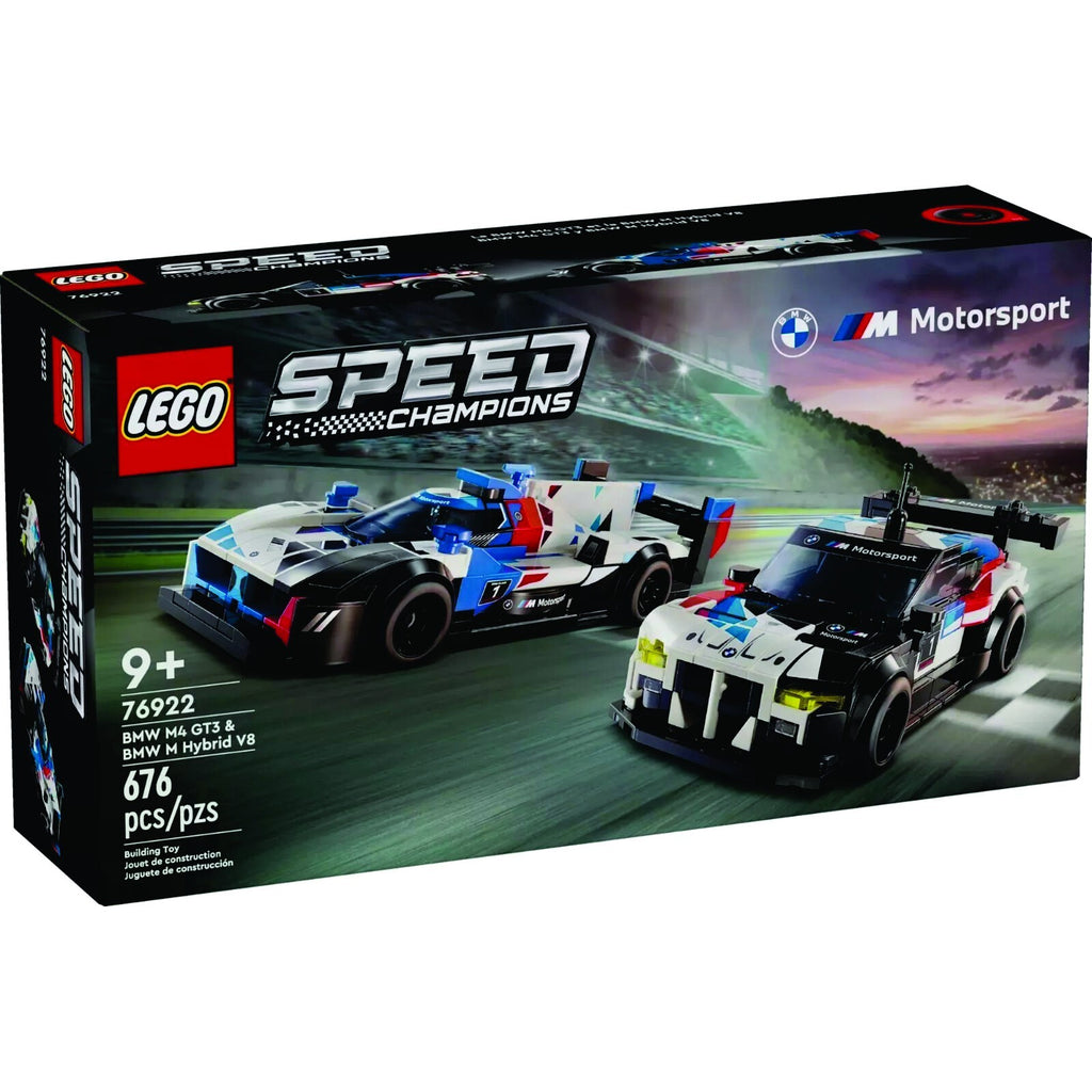 LEGO Speed Champions BMW M4 GT3 & BMW M Hybrid V8 Race Cars 76922
